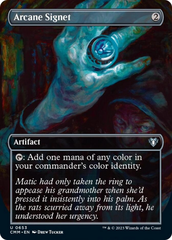 Arcane Signet (Borderless Alternate Art) [Commander Masters] Online now