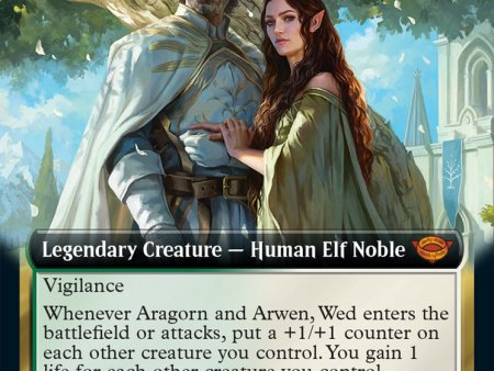 Aragorn and Arwen, Wed (Extended Art) [The Lord of the Rings: Tales of Middle-Earth] For Cheap