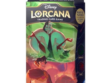 Lorcana: Cruella De.Vil and Aladdin Starter Deck Online Sale