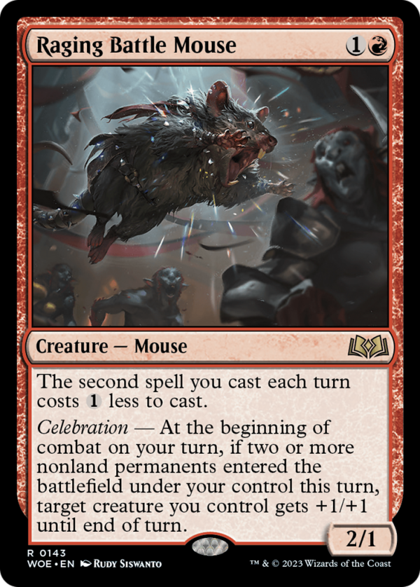 Raging Battle Mouse [Wilds of Eldraine] Online