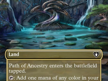 Path of Ancestry (Borderless Alternate Art) [Commander Masters] Online Hot Sale