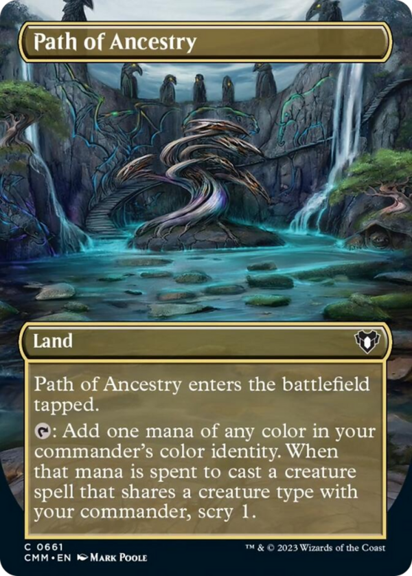 Path of Ancestry (Borderless Alternate Art) [Commander Masters] Online Hot Sale