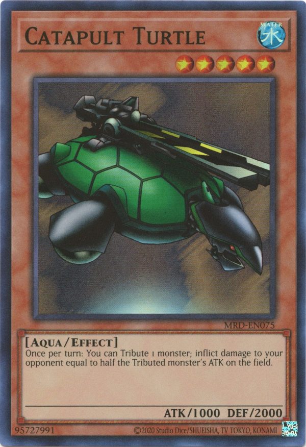 Catapult Turtle (25th Anniversary) [MRD-EN075] Super Rare Sale