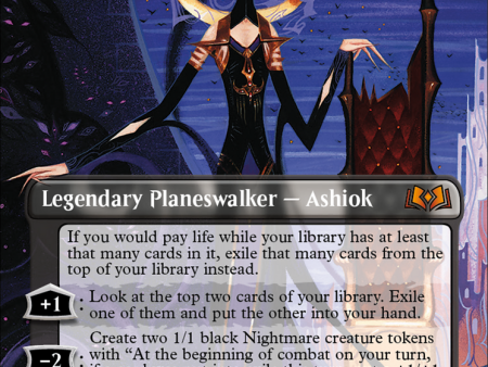 Ashiok, Wicked Manipulator (Borderless Alternate Art) [Wilds of Eldraine] For Discount