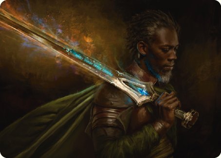 Anduril, Flame of the West Art Card [The Lord of the Rings: Tales of Middle-earth Art Series] on Sale