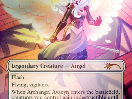 Archangel Avacyn    Avacyn, the Purifier (Borderless) [Secret Lair: From Cute to Brute] Online Sale