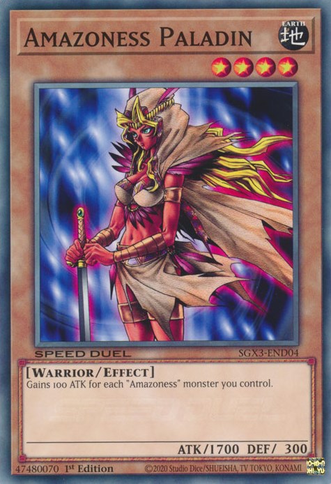 Amazoness Paladin [SGX3-END04] Common Discount