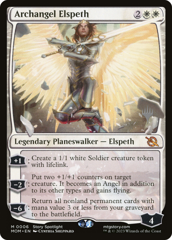 Archangel Elspeth (Promo Pack) [March of the Machine Promos] For Discount