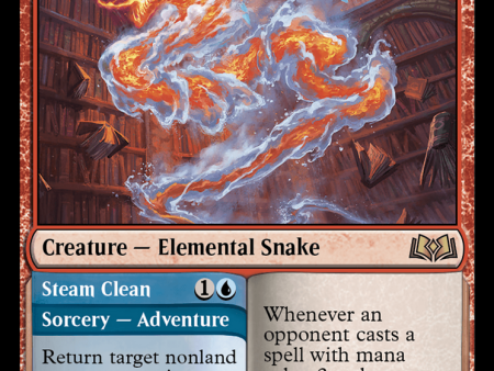 Scalding Viper    Steam Clean [Wilds of Eldraine] For Discount