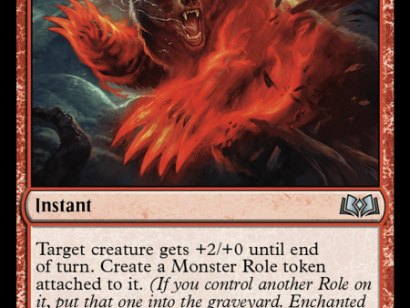 Monstrous Rage [Wilds of Eldraine] on Sale