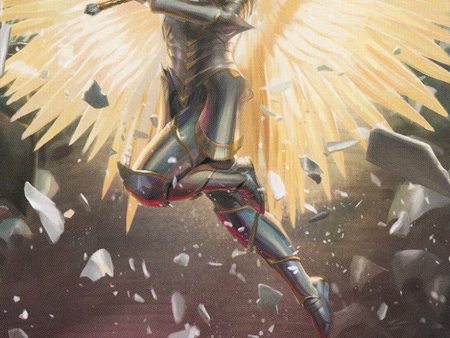 Archangel Elspeth Art Card [March of the Machine Art Series] For Discount