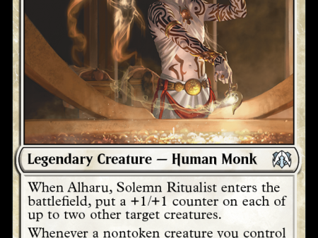 Alharu, Solemn Ritualist [March of the Machine Commander] Hot on Sale