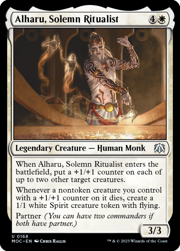 Alharu, Solemn Ritualist [March of the Machine Commander] Hot on Sale