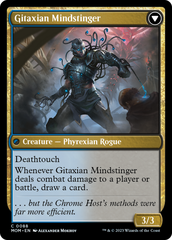 Aetherblade Agent    Gitaxian Mindstinger [March of the Machine] Online now